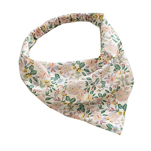 Blumen Haarbandanas Kleines Blumendruck Kopftuch Damen Bandanas Haarschal Dreieckiges Stirnband Mit Elastischen Bändern Blumen Haarbandanas Kopftuch Kopftuch Stirnbänder Für Frauen von tixoacke