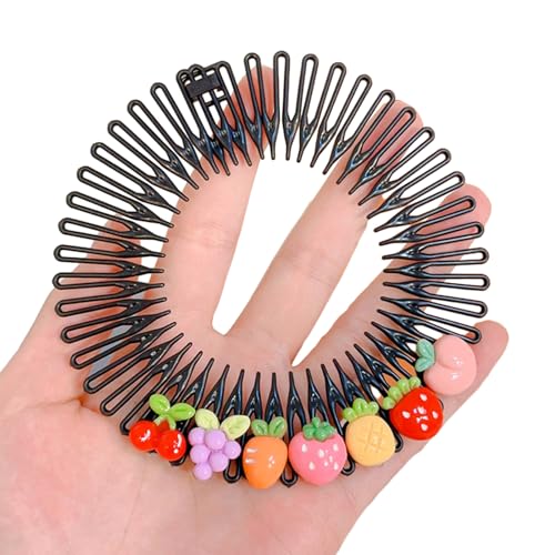 Kinder Y2k Stern Bunter Haarkamm Gebrochenes Stirnband Haarspangen Niedlicher Kopfschmuck Haarschmuck Gebrochenes Haarartefakt von tixoacke