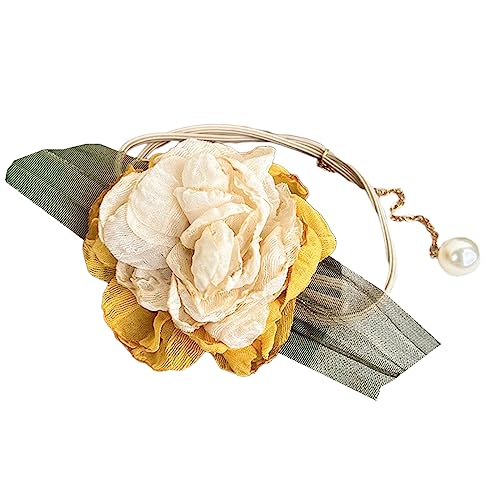 Mädchen-Haarband mit Blume, multifunktional, Haushaltsdekoration, Ornament für Erwachsene, weibliche Mädchen, Kopfdekoration, Haarschmuck von tixoacke