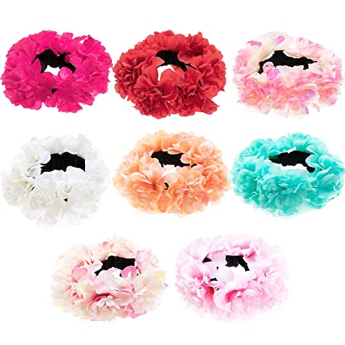 Rosen Haargummis Blumen Pferdeschwanzhalter Blumen Haargummis Für Frauen Blumen Haargummi Haarseil Blumen Gummiband Blumen Haargummi von tixoacke