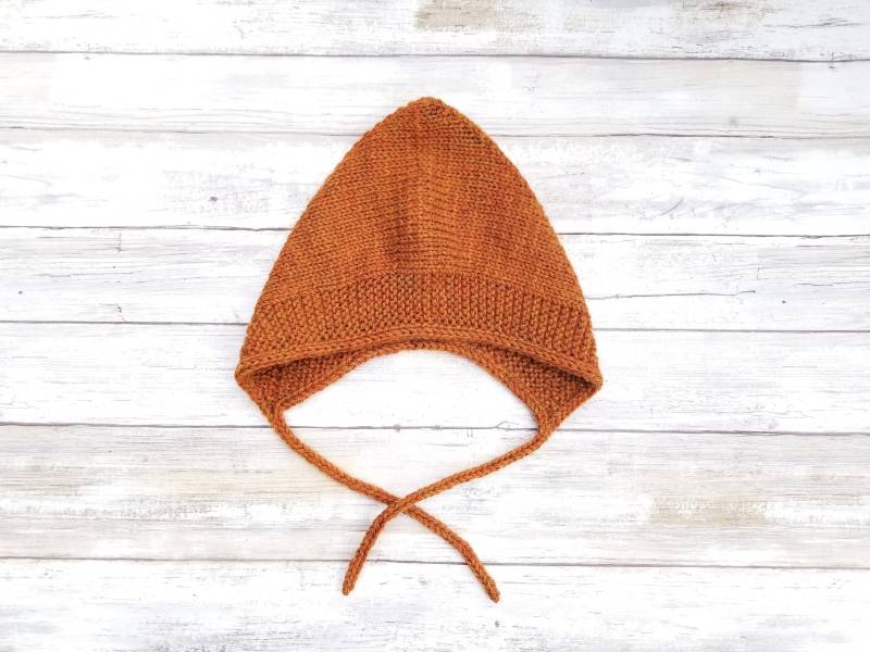 Woll Pixie Mütze. Hand Gestrickte Baby Neutrale Farben Mützen. Mütze Gestrickt. Babymütze Im Retro-Look von tlcrochetknitting