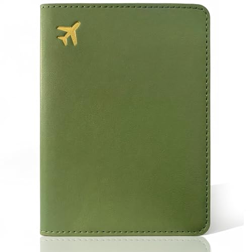 toTravelGear Reisepasshülle für Reiseutensilien, Reisezubehör, Reisebrieftasche für Damen und Herren, Armeegrün von toTravelGear