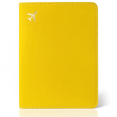 toTravelGear Reisepasshülle für Reiseutensilien, Reisezubehör, Reisebrieftasche für Damen und Herren, Zitronengelb toTravelGear Reisepasshülle für Reiseutensilien, Reisezubehör, Reisebrieftasche für Damen und Herren, Zitronengelb von toTravelGear