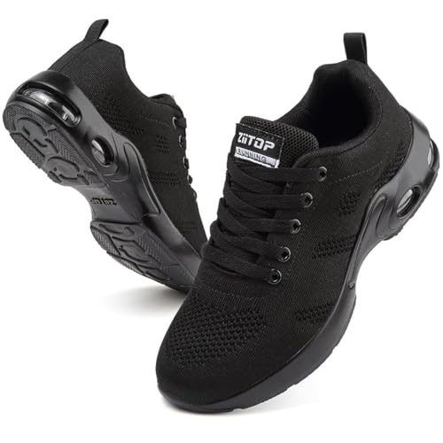 Laufschuhe Damen Turnschuhe Sportschuhe Luftpolster Sneaker Sommer Atmungsaktive Joggingschuhe Orthopädische Schuhe rutschfeste Leichte Walkingschuhe Hallen Fitnessschuhe Outdoor Running Shoes von todaysunny