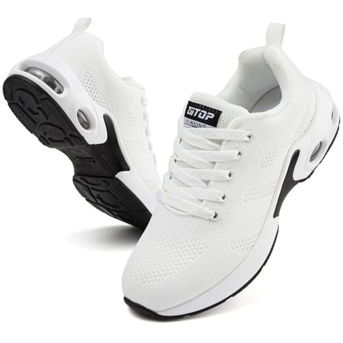 Laufschuhe Damen Turnschuhe Sportschuhe Luftpolster Sneaker Sommer Atmungsaktive Joggingschuhe Orthopädische Schuhe rutschfeste Leichte Walkingschuhe Hallen Fitnessschuhe Outdoor Running Shoes von todaysunny
