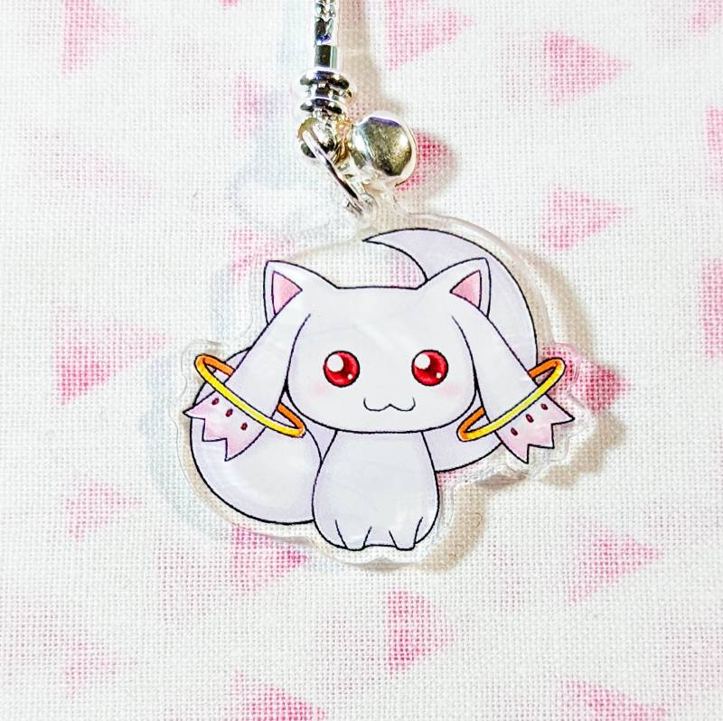 Puella Magi Madoka Magica Kyubey Anhänger von tokidokidokidoki