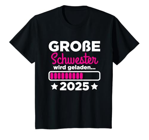 tolle Geschenkidee für die stolze Schwester - Kinder T-Shirt, Schwarz, 80 cm, Unisex-Kinder von tolle Geschenkidee für die stolze Schwester