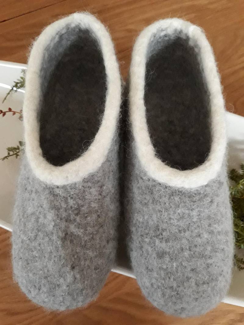 Filzhausschuhe Mehrere Größen Leinen Mit Rand Filzschuhe Hausschuhe Gefilzt 100% Wolle Puschen Filz Pantoffeln Filzpantoffeln Filzhausschuhe Mehrere Größen Leinen Mit Rand Filzschuhe Hausschuhe Gefilzt 100% Wolle Puschen Filz Pantoffeln Filzpantoffeln von tollewolle03