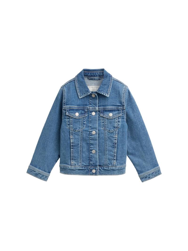 tom tailor kids - Basic Jeansjacke mid stone bright blue denim von tom tailor kids