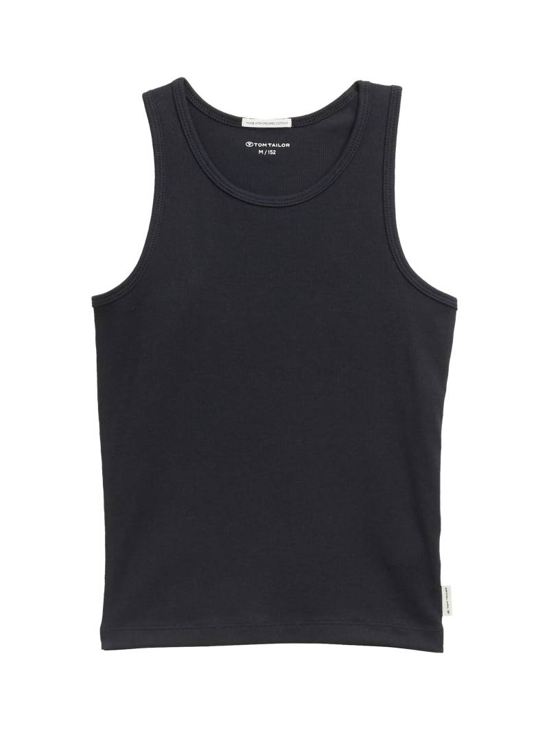 tom tailor kids - Basic Ripp Top heavy black - Gr. - 164 von tom tailor kids