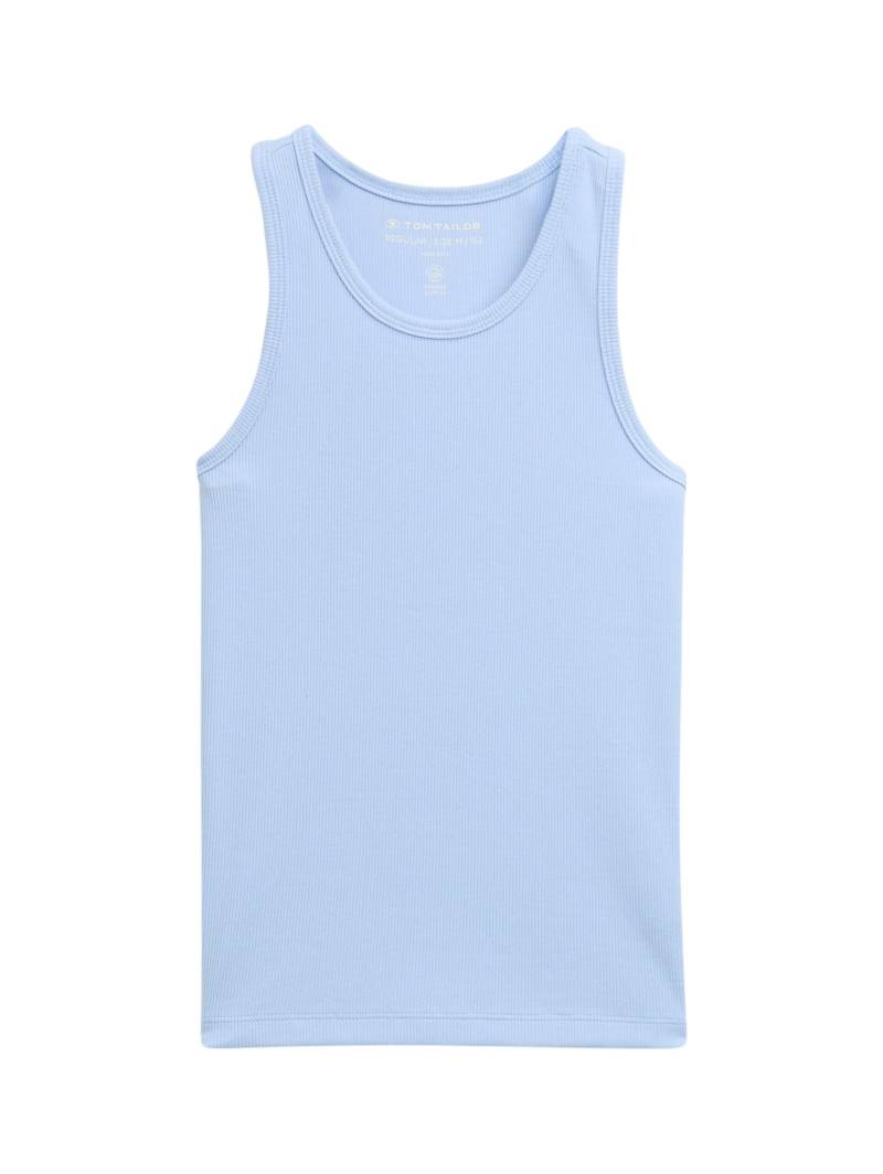tom tailor kids - Basic Ripp Top soft blue - Gr. - 152 von tom tailor kids