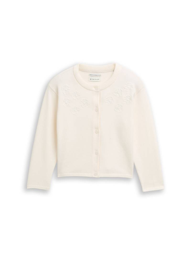 tom tailor kids - Cardigan mit Stickerei gardenia white von tom tailor kids