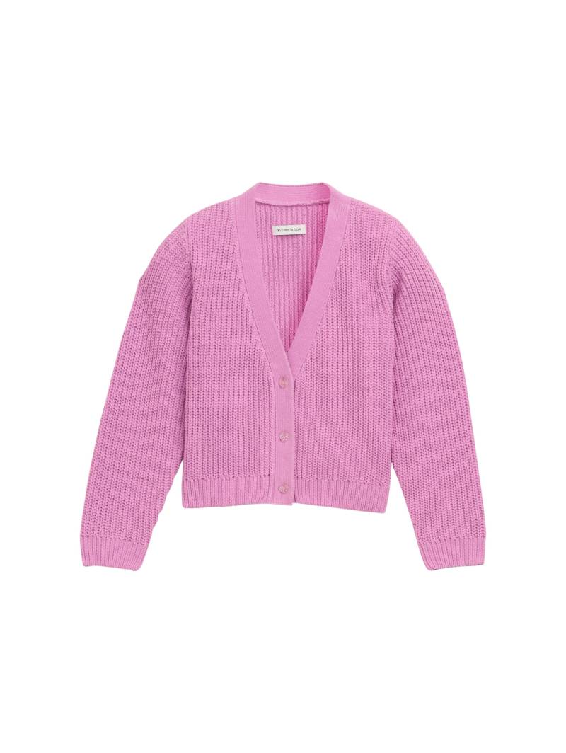 tom tailor kids - Cardigan mit V-Ausschnitt flashy mauve von tom tailor kids