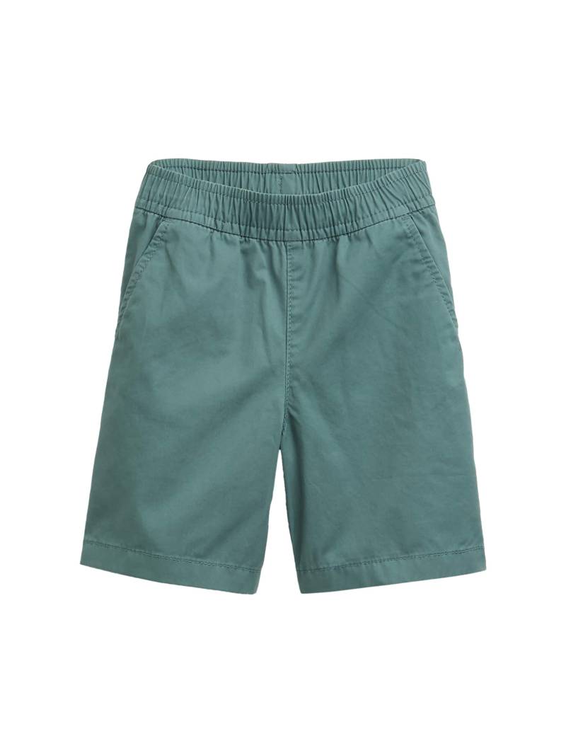 tom tailor kids - Chino Shorts mit elastischem Bund deep bluish green - Gr. - 98 von tom tailor kids