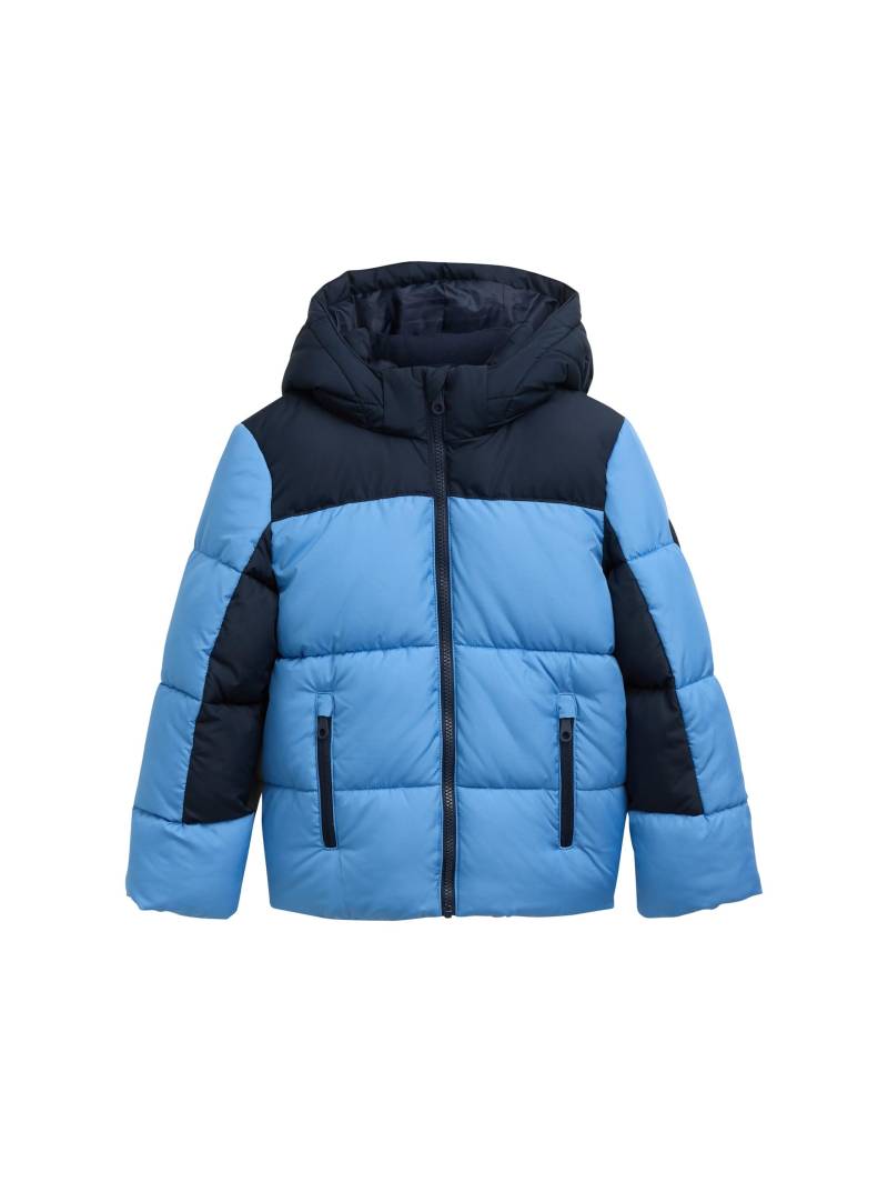 tom tailor kids - Colorblock Puffer Jacke blue ocean von tom tailor kids