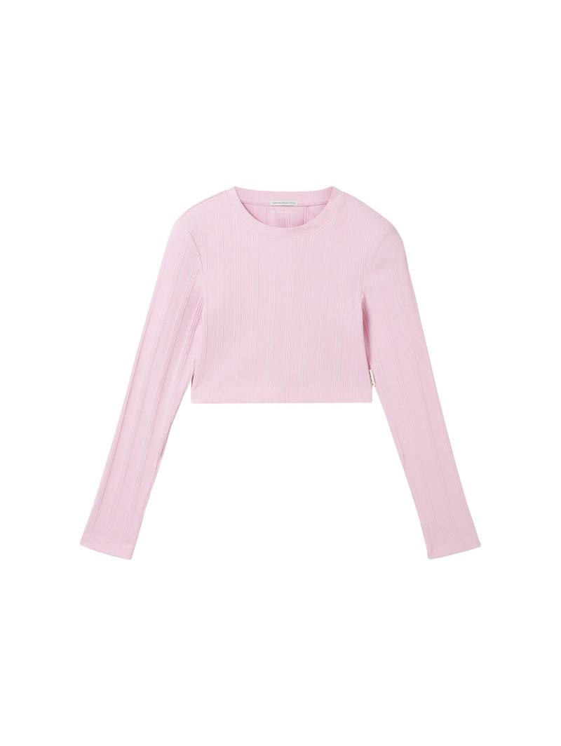 tom tailor kids - Cropped Langarmshirt mit Bio-Baumwolle - Gr. - 152 von tom tailor kids