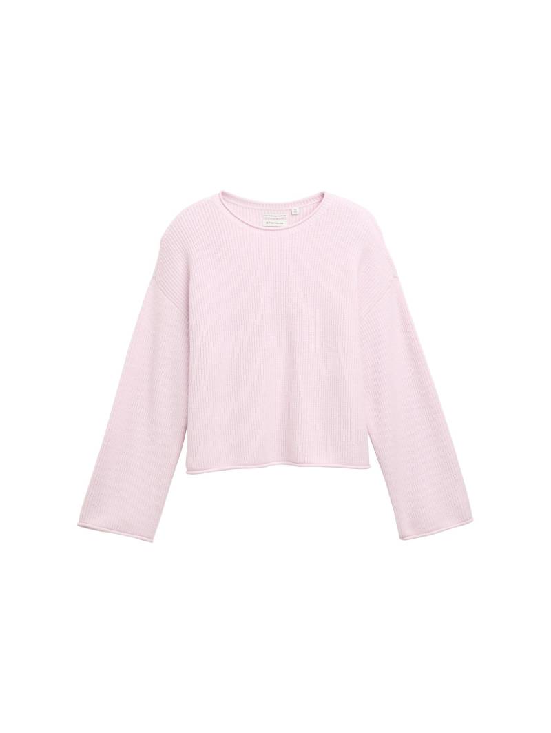 tom tailor kids - Cropped Strickpullover breeze rose - Gr. - 140 von tom tailor kids