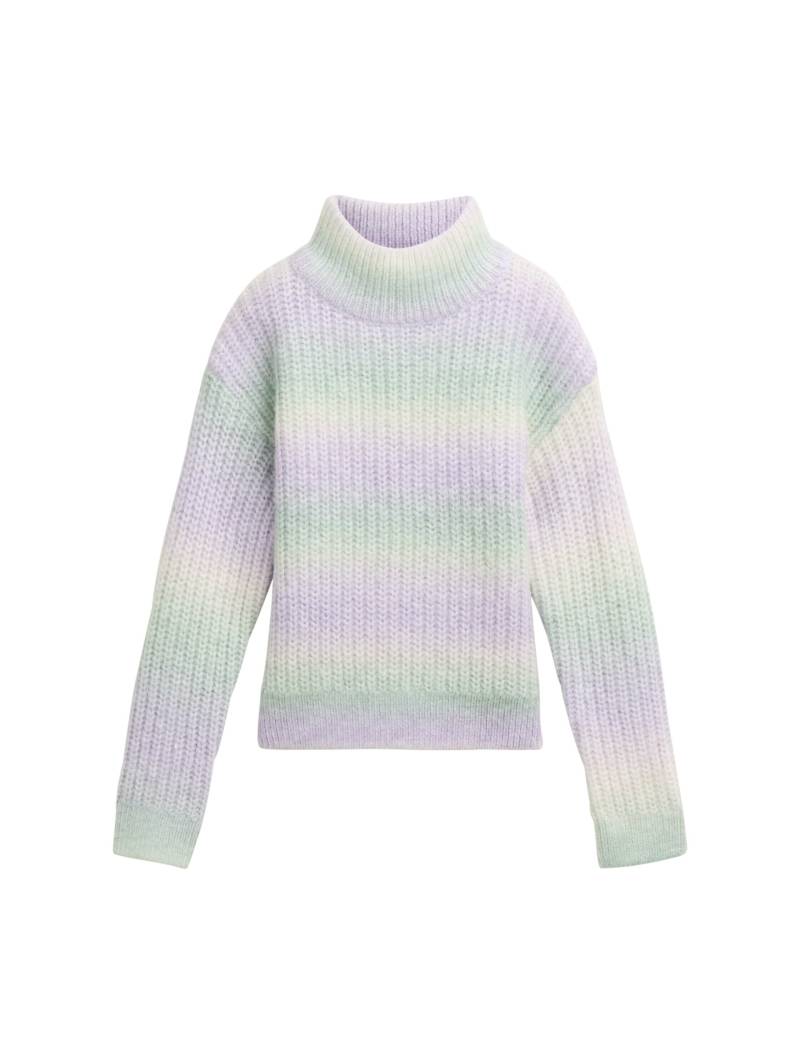 tom tailor kids - Cropped Strickpullover mit Farbverlauf multicolor big color run von tom tailor kids