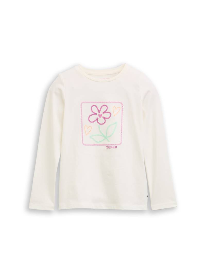 tom tailor kids - Langarmshirt mit Stickerei wool white von tom tailor kids
