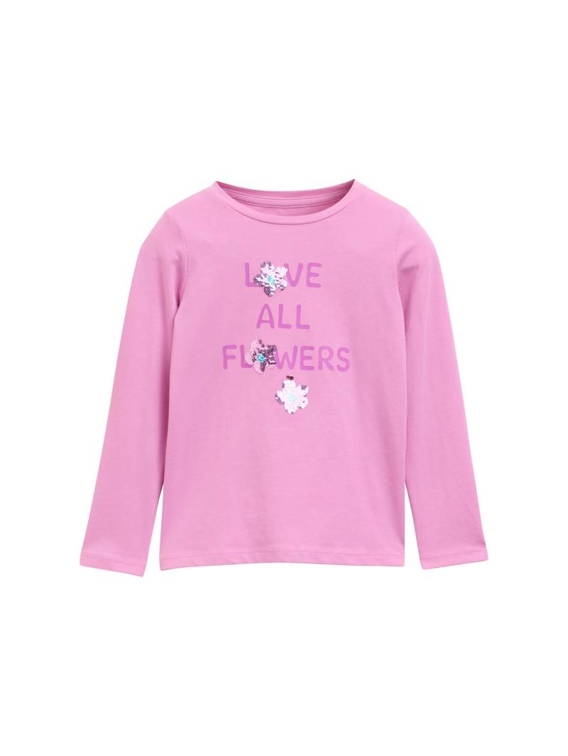 tom tailor kids - Langarmshirt mit Wendepailletten flashy mauve von tom tailor kids