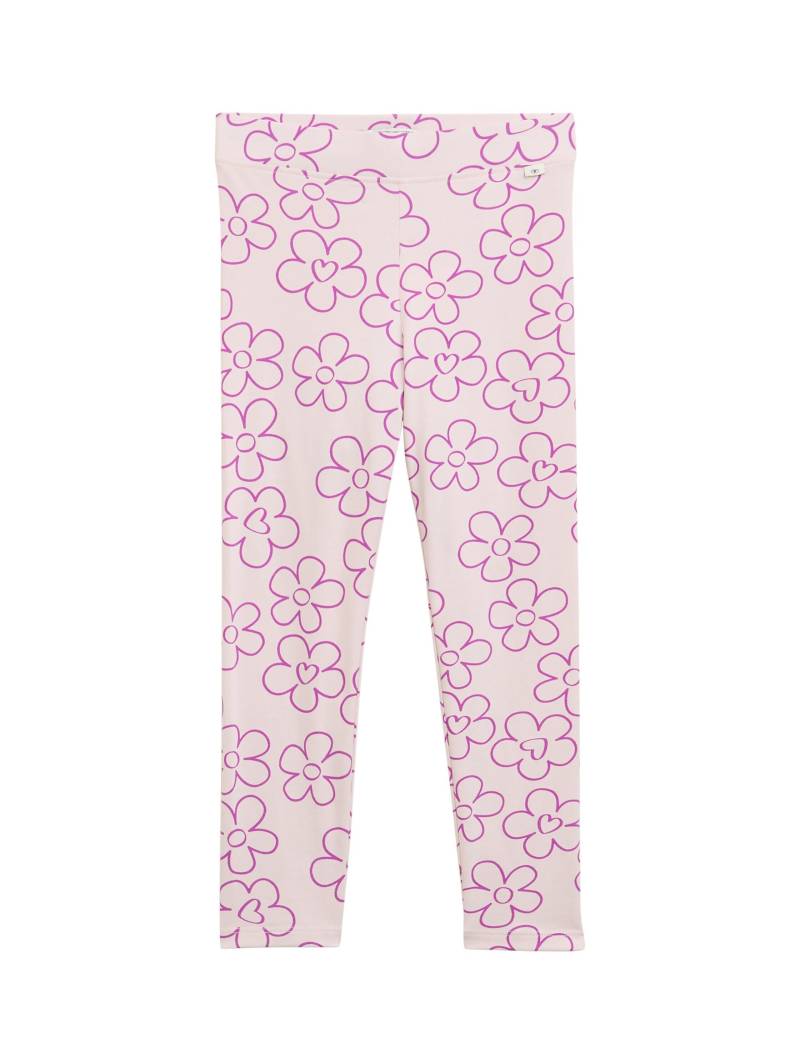 tom tailor kids - Leggings mit Blumenmuster mauve flower print von tom tailor kids