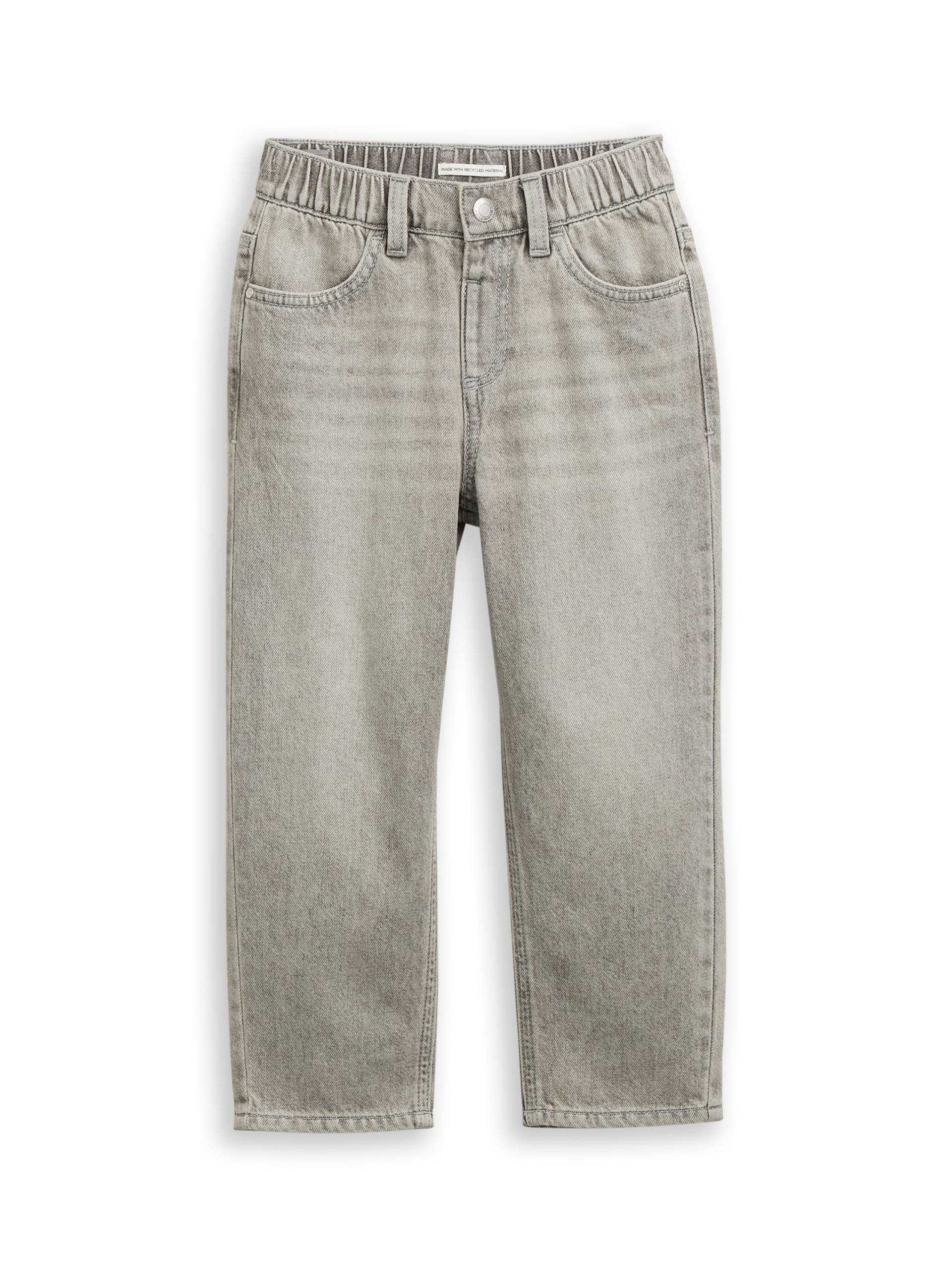 tom tailor kids - Loose Fit Jeans grey denim - Gr. - 134 von tom tailor kids