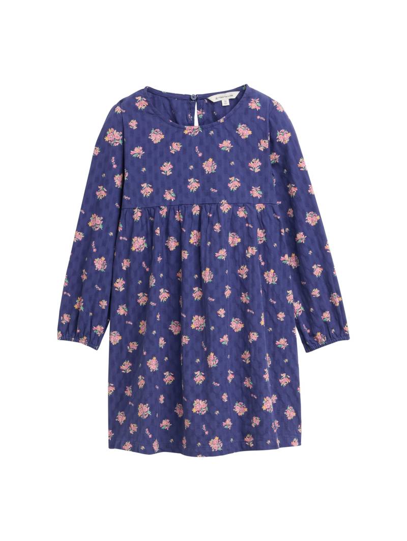 tom tailor kids - Mini-Kleid mit Blumenmuster dark blue multi color flower von tom tailor kids