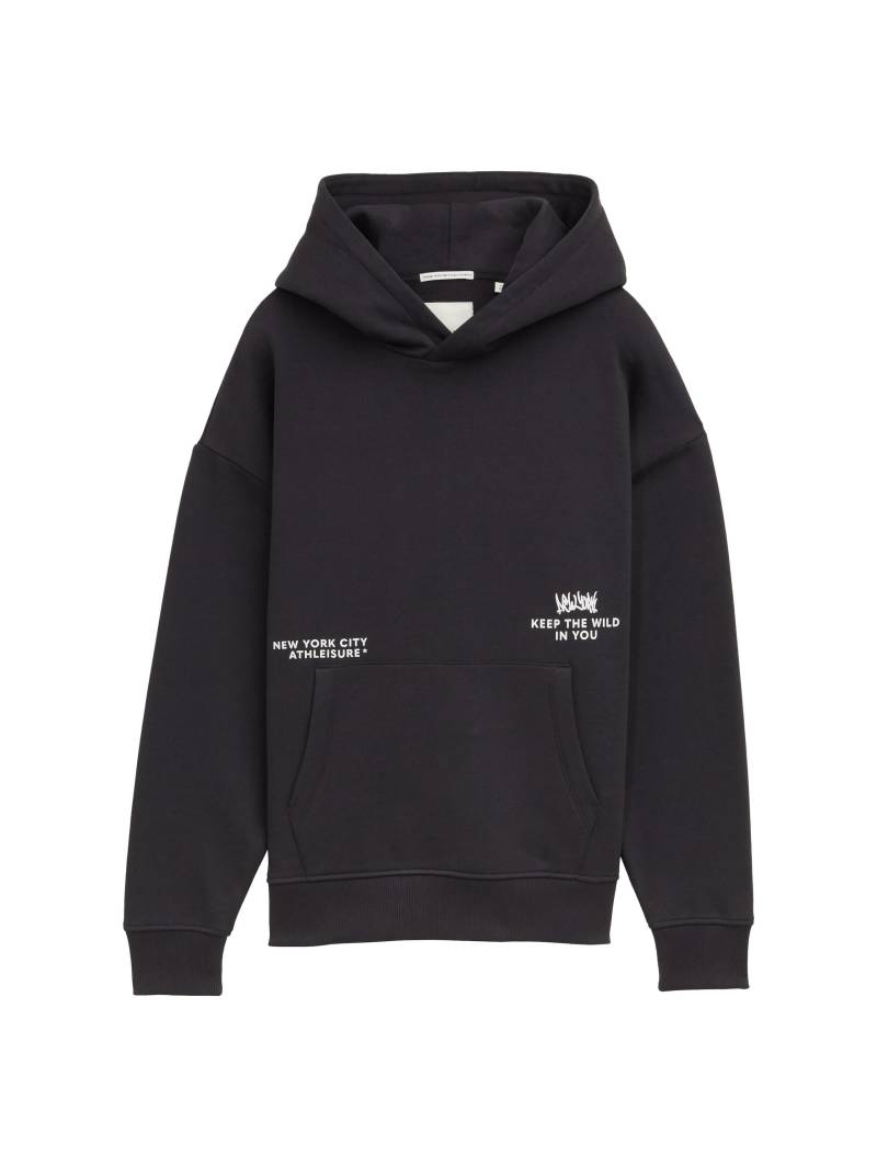 tom tailor kids - Oversize Hoodie Sweatshirt coal grey - Gr. - 152 von tom tailor kids