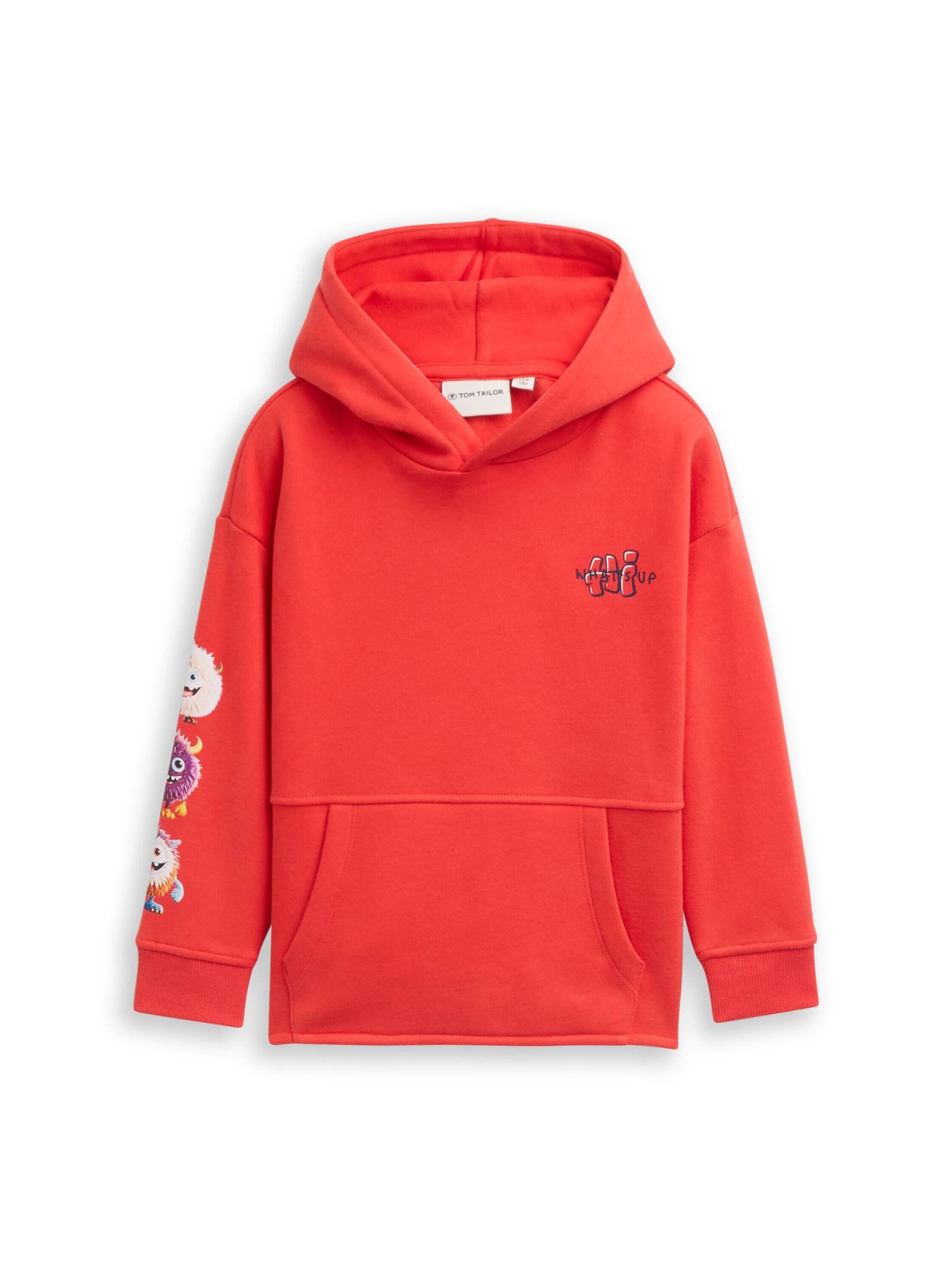 tom tailor kids - Oversize Hoodie Sweatshirt soft red von tom tailor kids