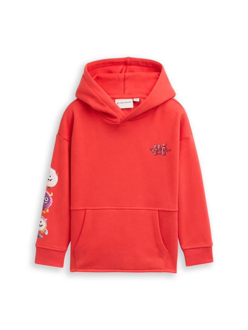 tom tailor kids - Oversize Hoodie Sweatshirt soft red von tom tailor kids
