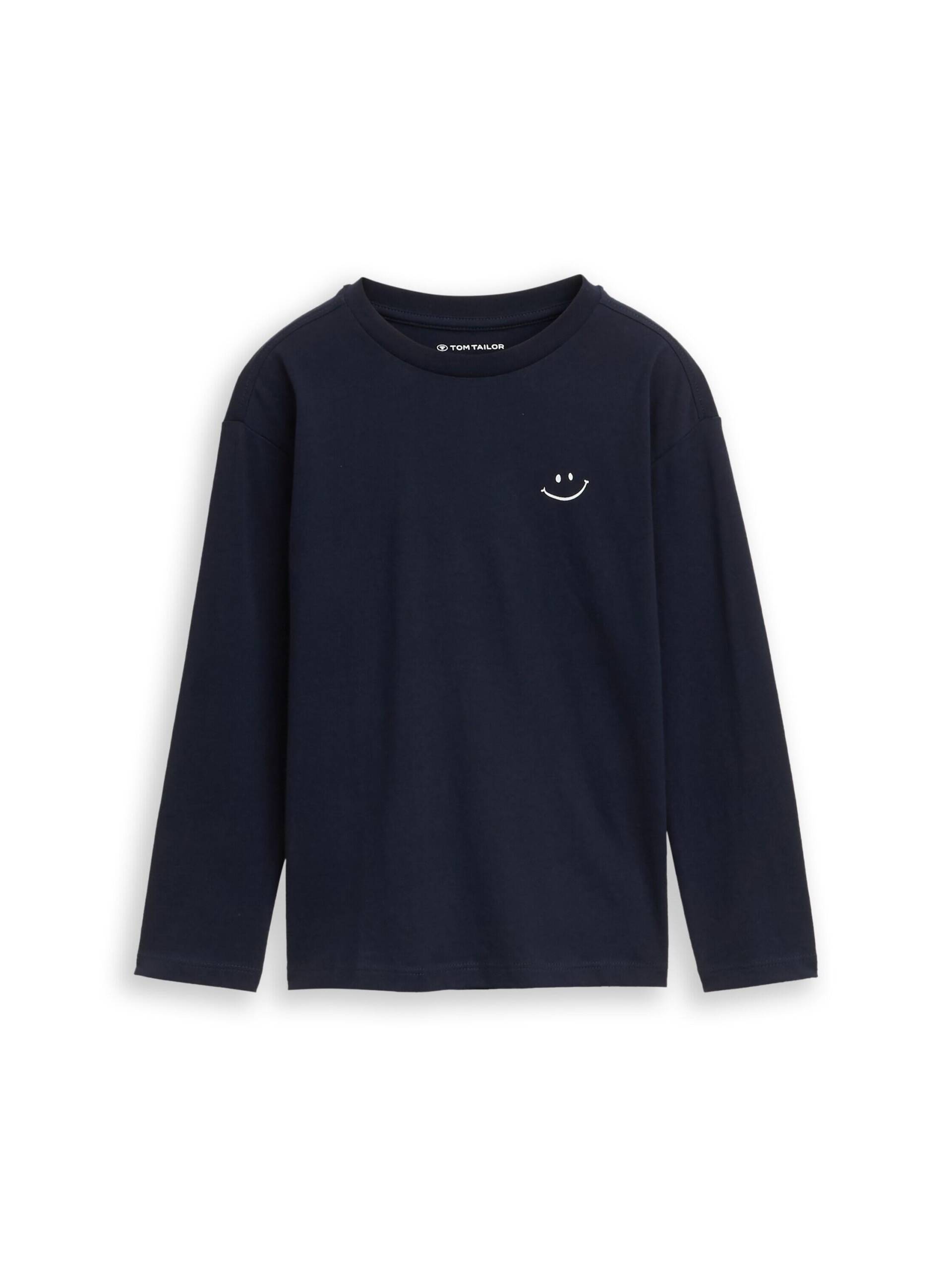 tom tailor kids - Oversize Langarmshirt mit Rückenprint sky captain blue von tom tailor kids