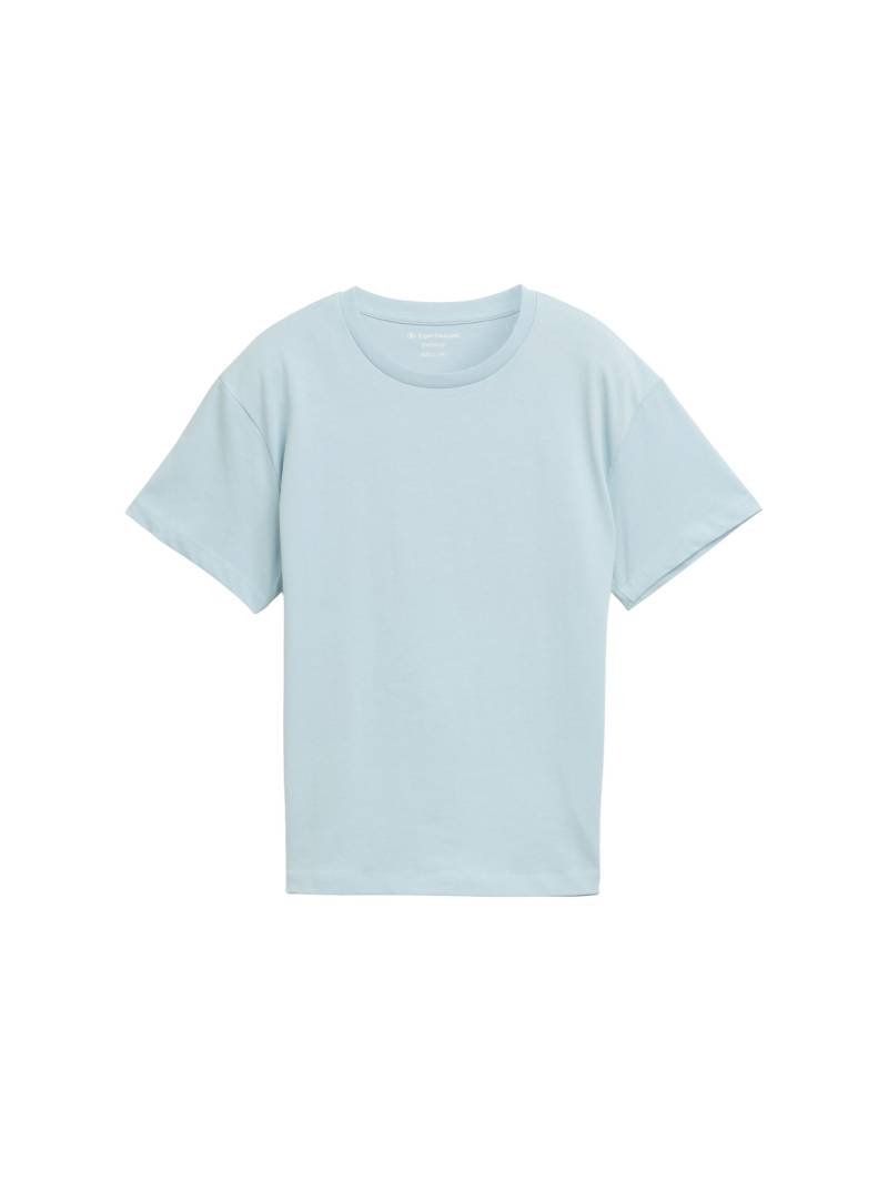 tom tailor kids - Oversize T-Shirt mit Rückenprint ice blue - Gr. - 164 von tom tailor kids