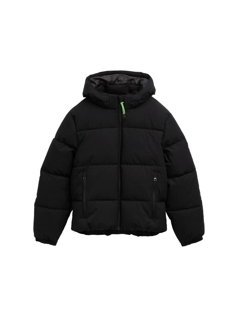 tom tailor kids - Puffer-Jacke mit abnehmbarer Kapuze black - Gr. - 128 von tom tailor kids