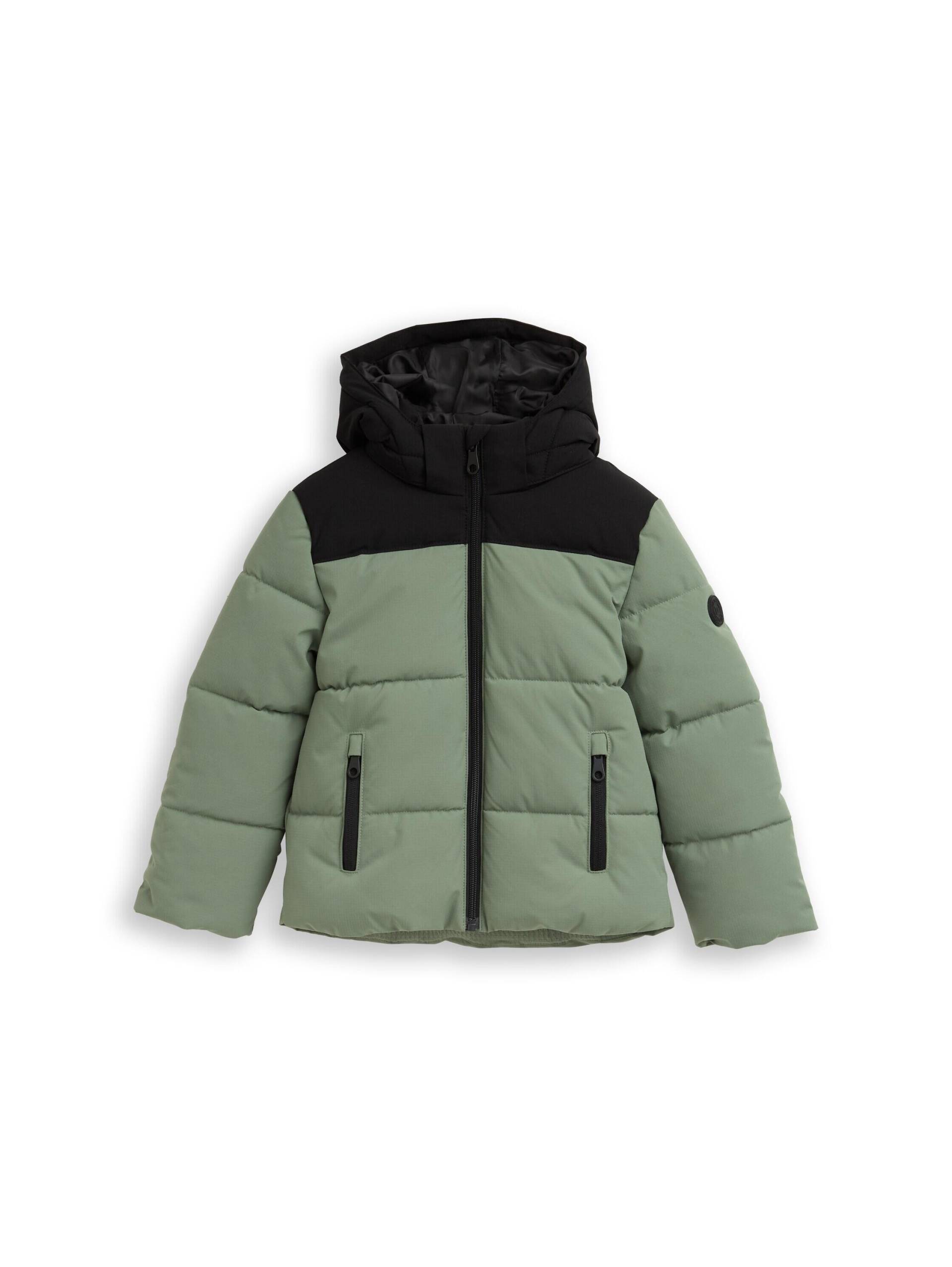 tom tailor kids - Puffer-Jacke mit abnehmbarer Kapuze sea spray von tom tailor kids