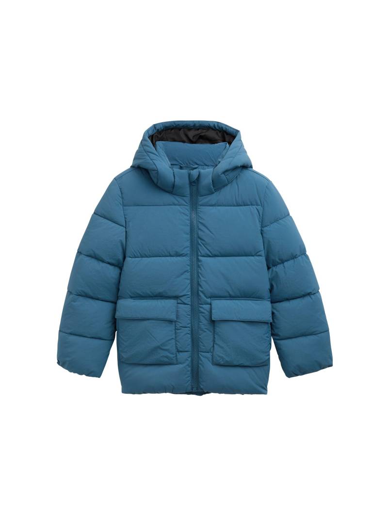 tom tailor kids - Pufferjacke mit abnehmbarer Kapuze dusty petrol von tom tailor kids