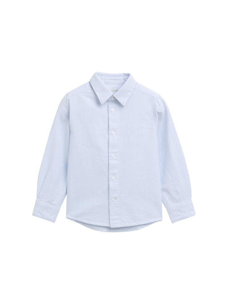 tom tailor kids - Regular Fit Hemd mit Streifenmuster light blue white thin stripe von tom tailor kids