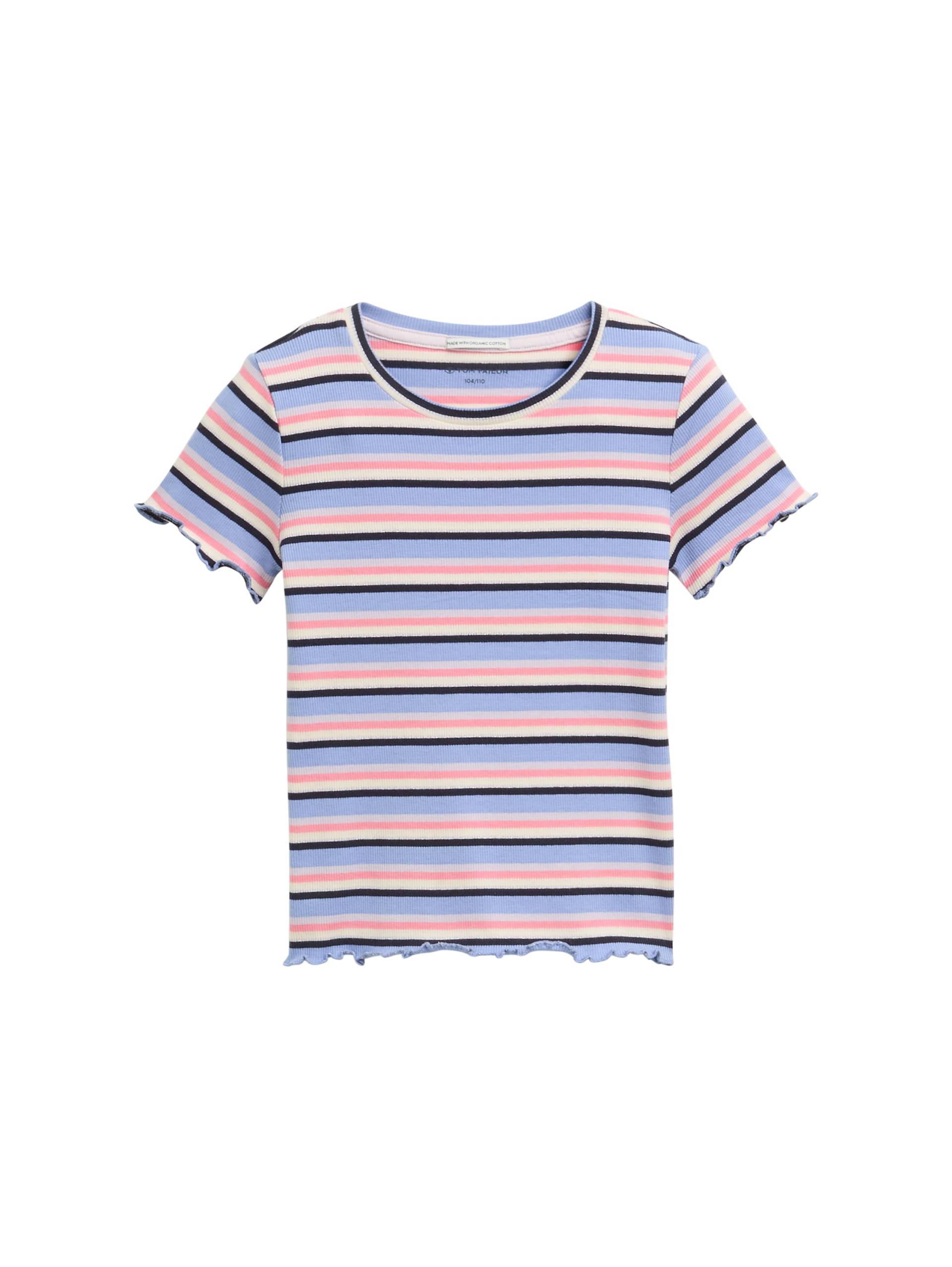 tom tailor kids - Ripp T-Shirt mit Streifenmuster multicolor lurex stripe von tom tailor kids