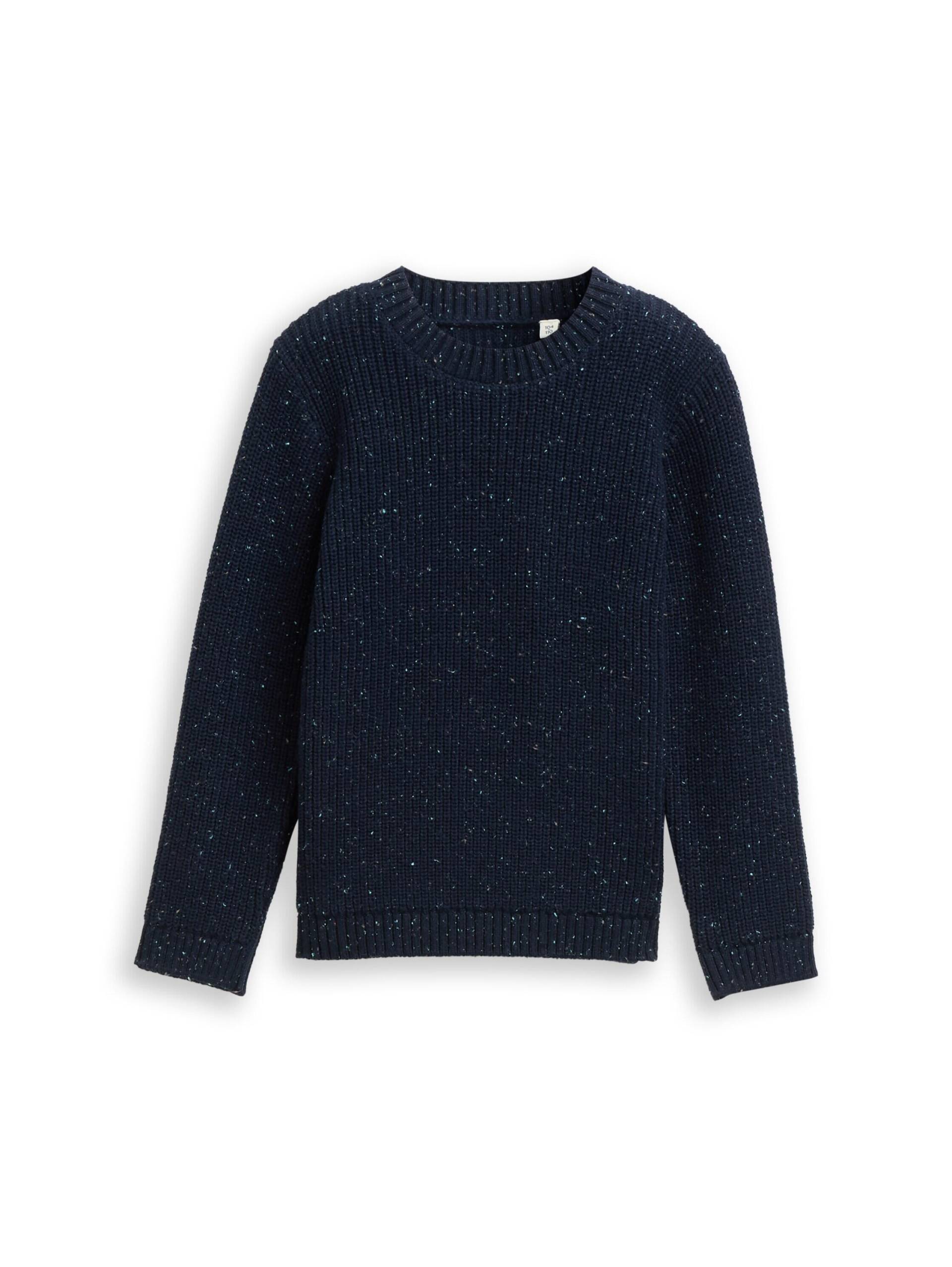 tom tailor kids - Strickpullover aus Noppengarn sky captain blue von tom tailor kids