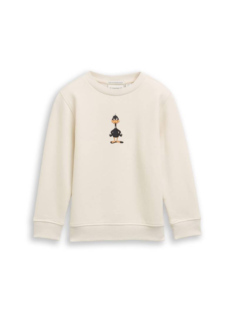 tom tailor kids - Sweatshirt mit Print greyish white von tom tailor kids
