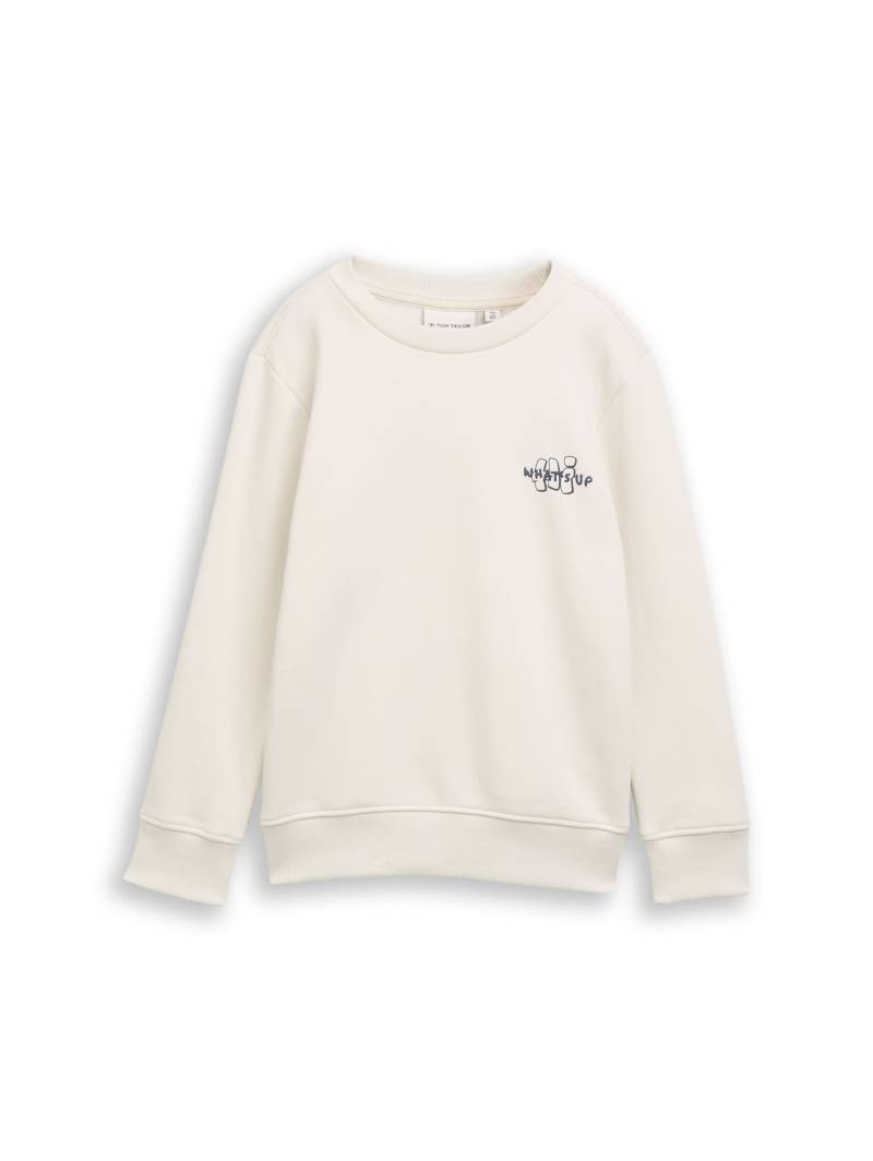 tom tailor kids - Sweatshirt mit Print greyish white von tom tailor kids