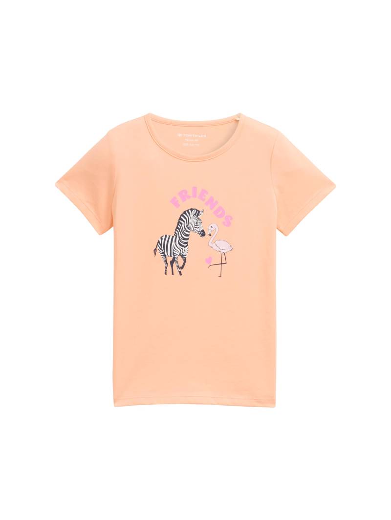tom tailor kids - T-Shirt mit Print peach bloom von tom tailor kids
