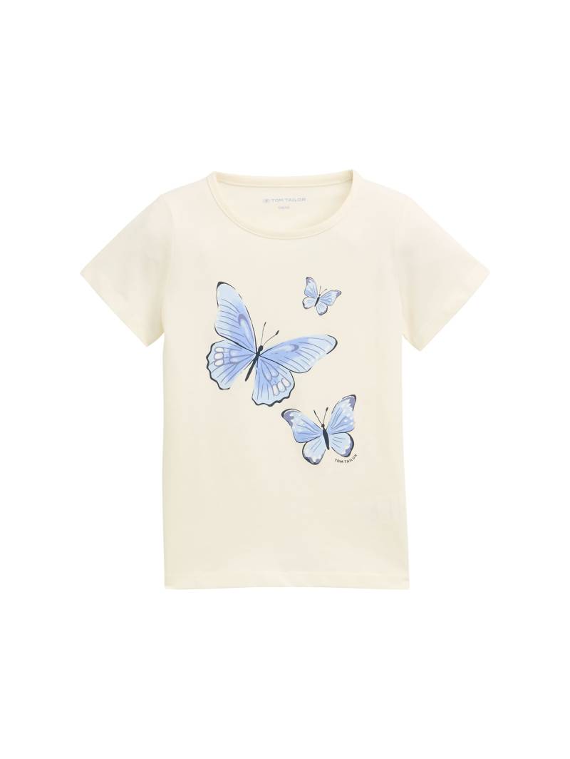 tom tailor kids - T-Shirt mit Print wool white von tom tailor kids