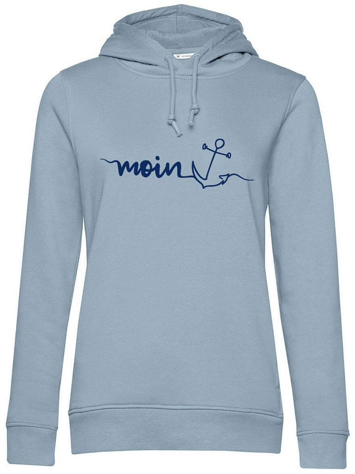 tomBrook Kapuzenpullover Damen Hoodie Moin-Anker-Print - Weicher Pullover mit Eingrifftaschen von tomBrook