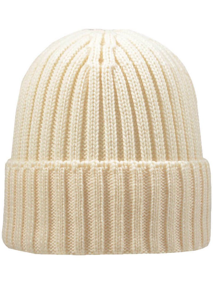 tomBrook Strickmütze Unisex Wollmütze mit Umschlag aus 100% Schurwolle - Wintermütze Strick von tomBrook