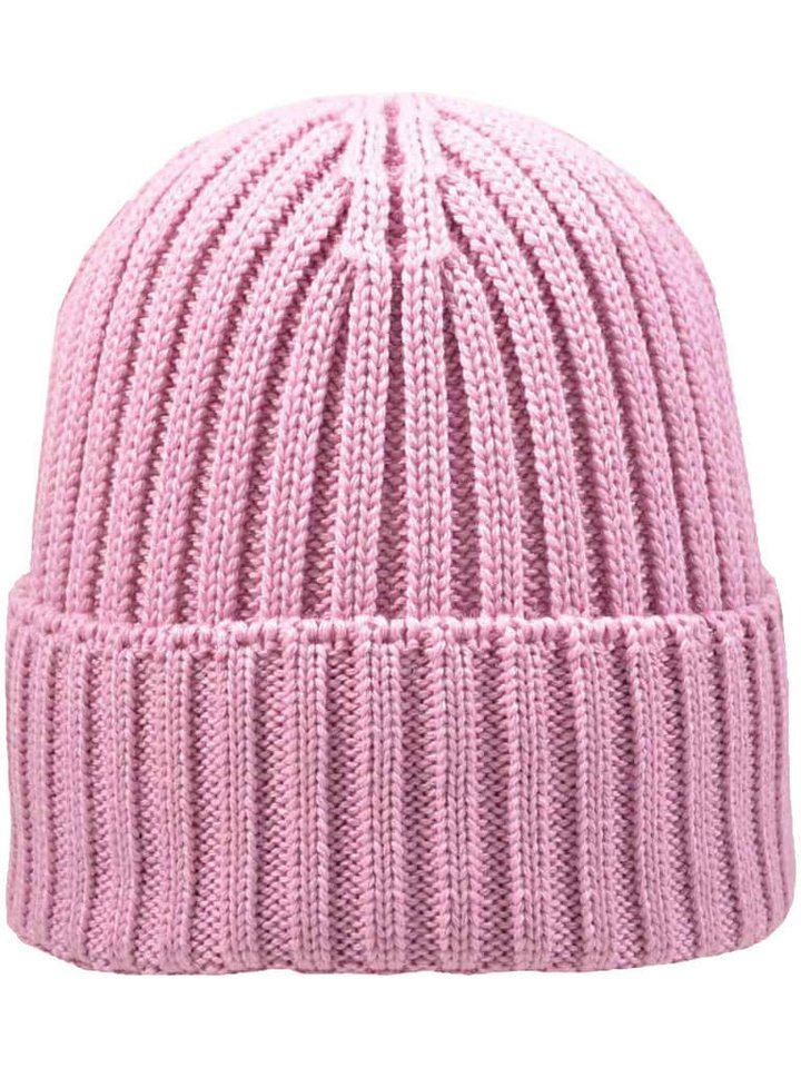 tomBrook Strickmütze Unisex Wollmütze mit Umschlag aus 100% Schurwolle - Wintermütze Strick von tomBrook