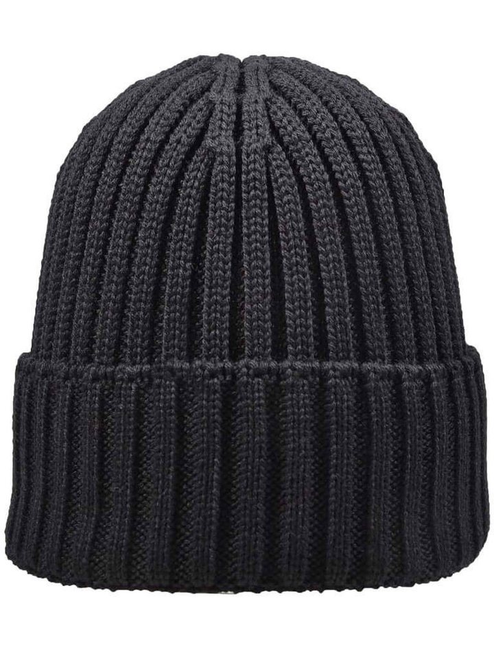 tomBrook Strickmütze Unisex Wollmütze mit Umschlag aus 100% Schurwolle - Wintermütze Strick von tomBrook