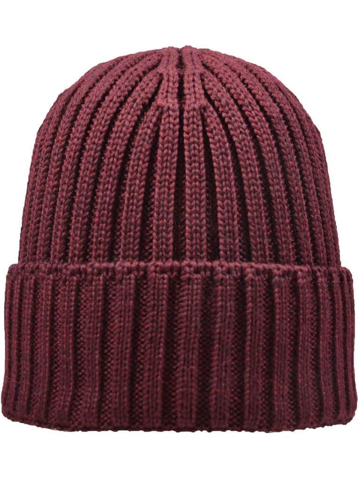 tomBrook Strickmütze tomBrook Unisex Wollmütze aus Schurwolle mit Innen-Fleece-Fütterung von tomBrook