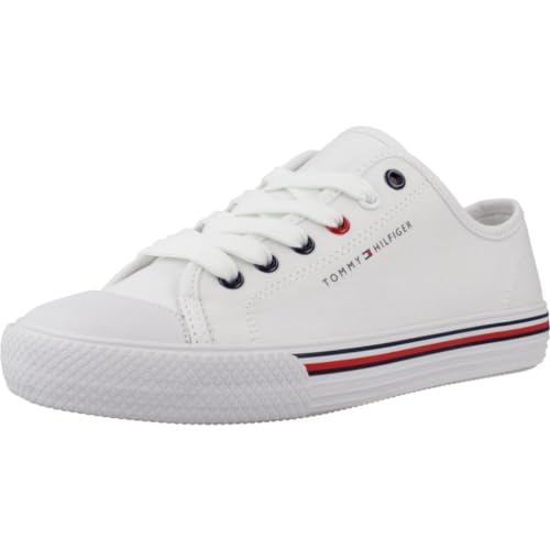 tommy hilfiger Herman Sneaker Kind Weiss - 37 - Sneaker Low Shoes von Tommy Hilfiger