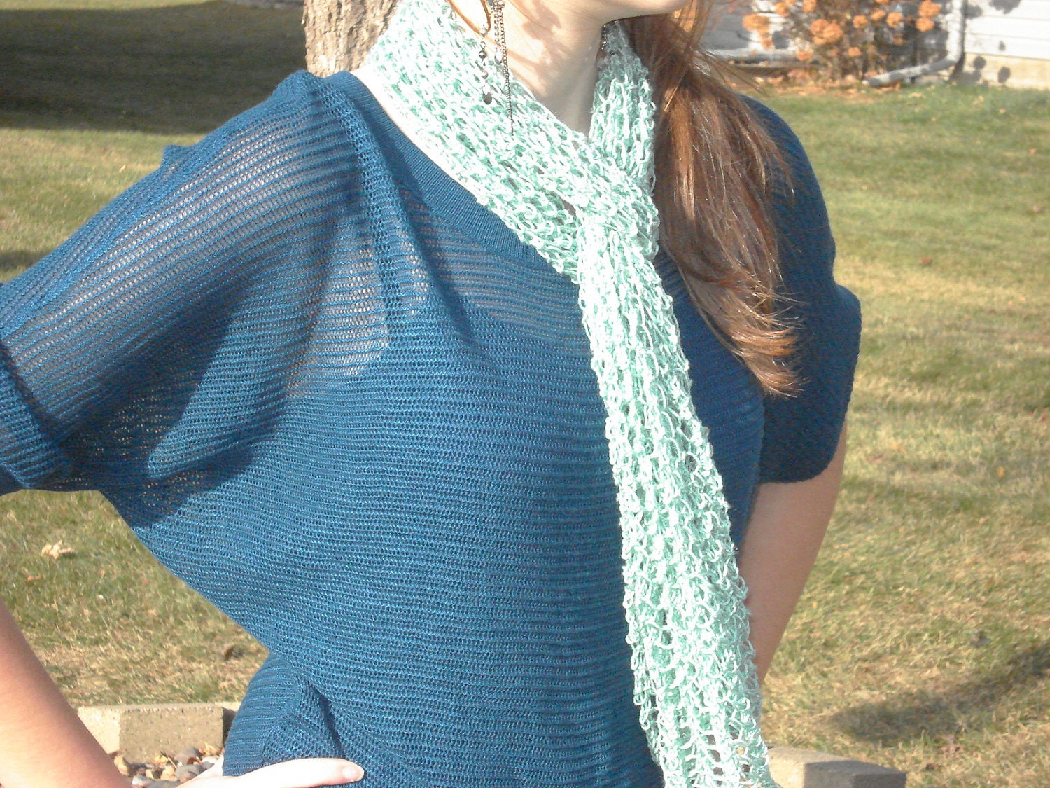 Lacy Grün Gestrickte Schal Lacy Grün Gestrickte Schal von tonebelle