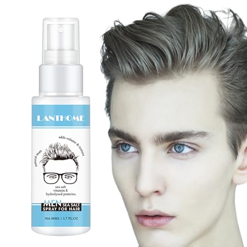 Strand-Haarspray für Herren | 50 ml voluminöses Texturierungsspray für Männer - Haarstylingprodukte, heben und strukturieren das Haar für einen Strand- oder Surfer-Haarschnitt, für lockiges, Tongfeng von tongfeng